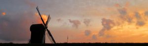 Een foto van de molen in Bourtange.